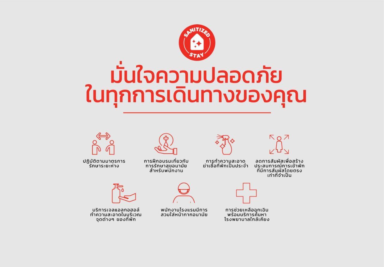 Vaccinated Staff - Oyo 137 Kitzio House Hotell Bangkok Exteriör bild